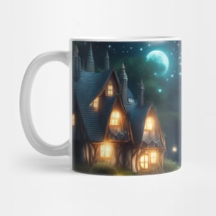 Magical Fantasy Forest At Night Mug